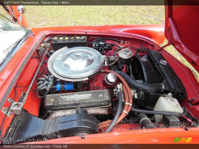 Flames Red / White 1957 Ford Thunderbird