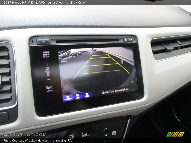 Lunar Silver Metallic / Gray 2017 Honda HR-V EX-L AWD