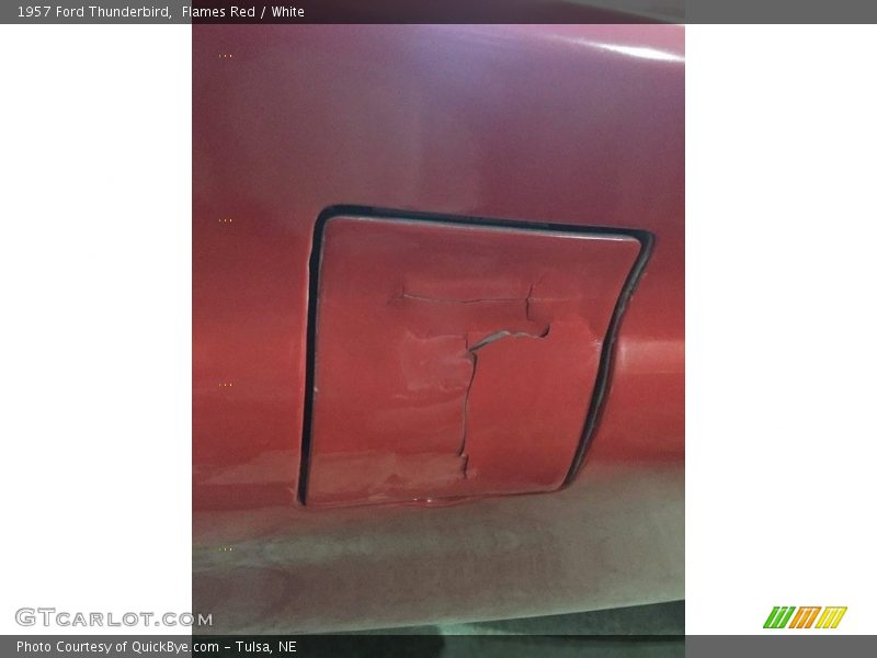 Flames Red / White 1957 Ford Thunderbird