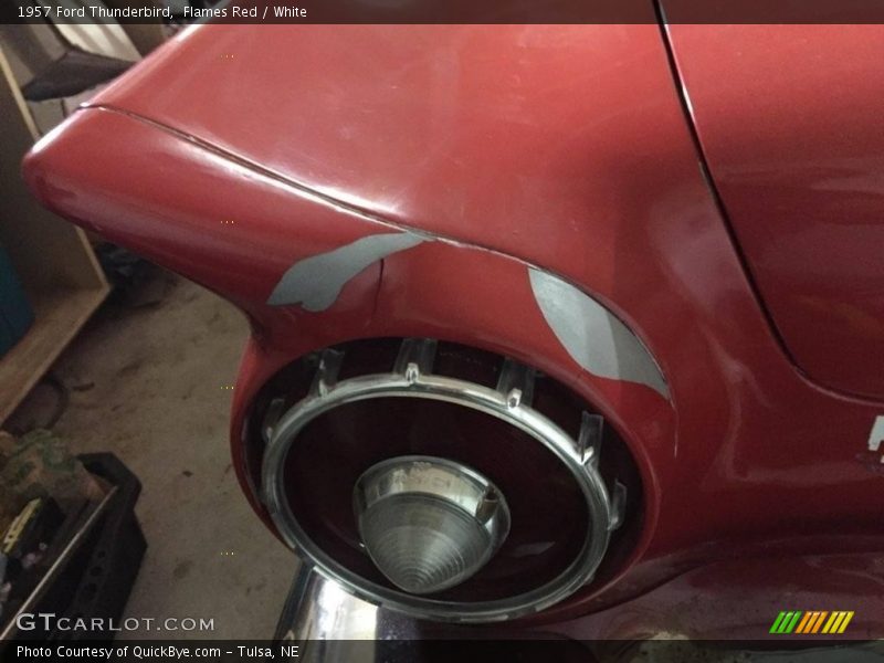 Flames Red / White 1957 Ford Thunderbird