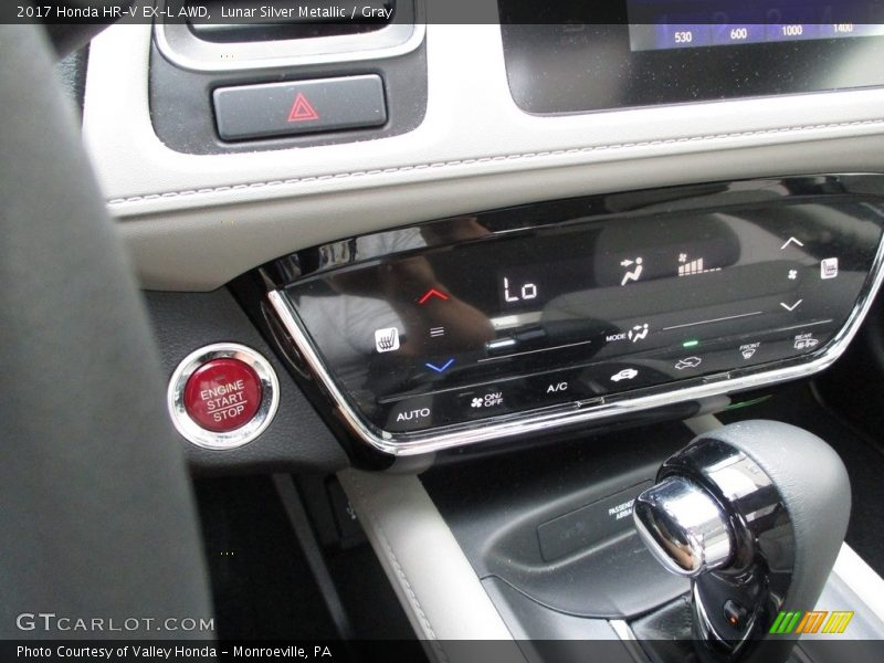 Lunar Silver Metallic / Gray 2017 Honda HR-V EX-L AWD
