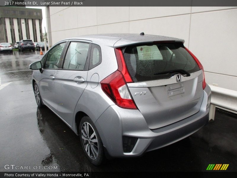 Lunar Silver Pearl / Black 2017 Honda Fit EX