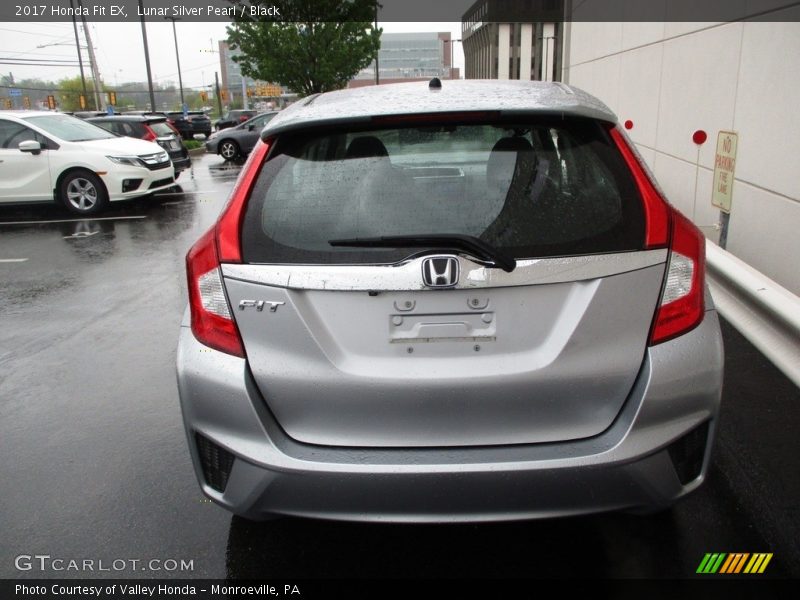 Lunar Silver Pearl / Black 2017 Honda Fit EX