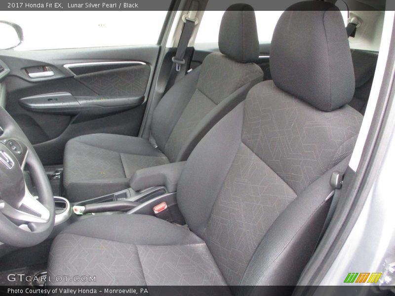 Lunar Silver Pearl / Black 2017 Honda Fit EX