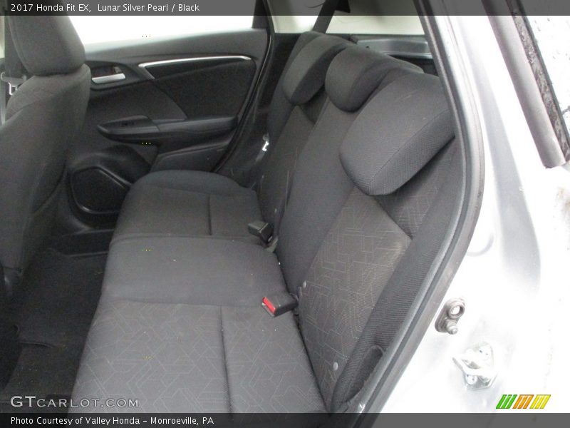Lunar Silver Pearl / Black 2017 Honda Fit EX