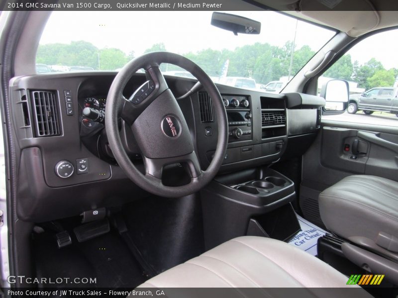 2014 Savana Van 1500 Cargo Medium Pewter Interior