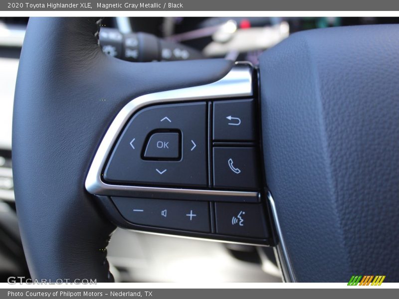 Magnetic Gray Metallic / Black 2020 Toyota Highlander XLE