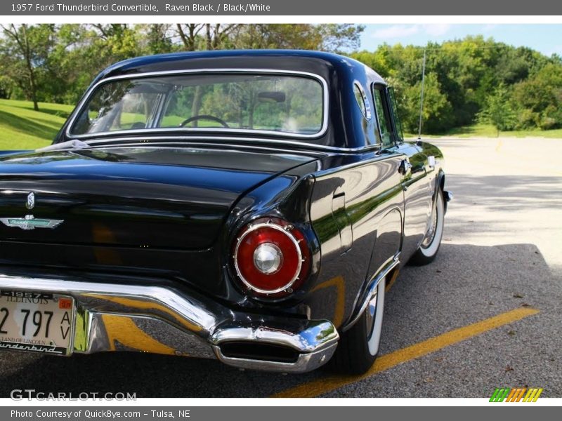 Raven Black / Black/White 1957 Ford Thunderbird Convertible