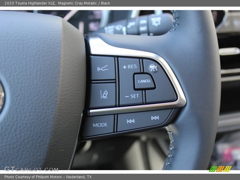 Magnetic Gray Metallic / Black 2020 Toyota Highlander XLE