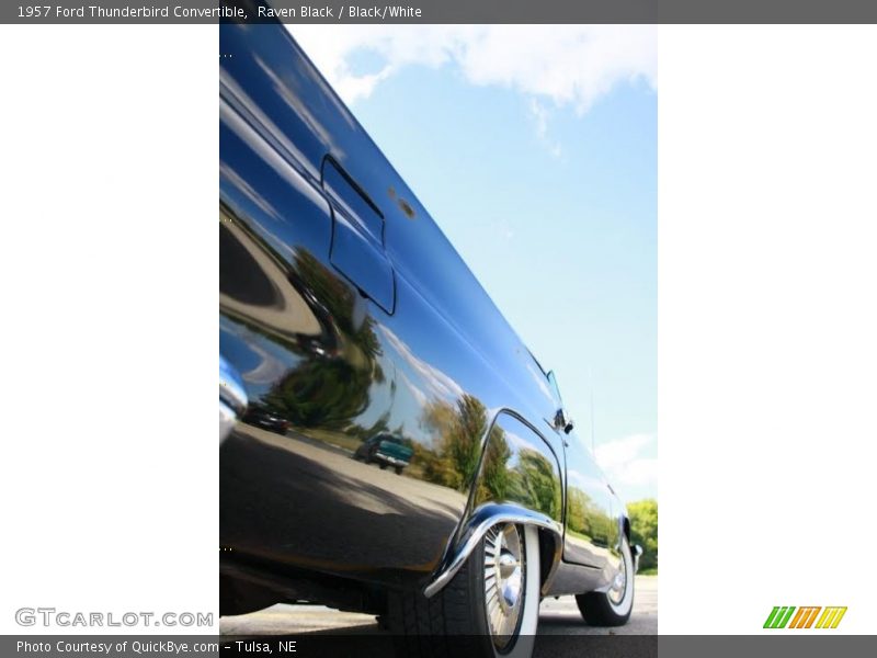 Raven Black / Black/White 1957 Ford Thunderbird Convertible