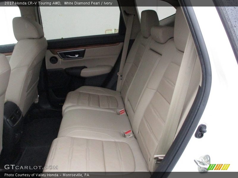 White Diamond Pearl / Ivory 2017 Honda CR-V Touring AWD