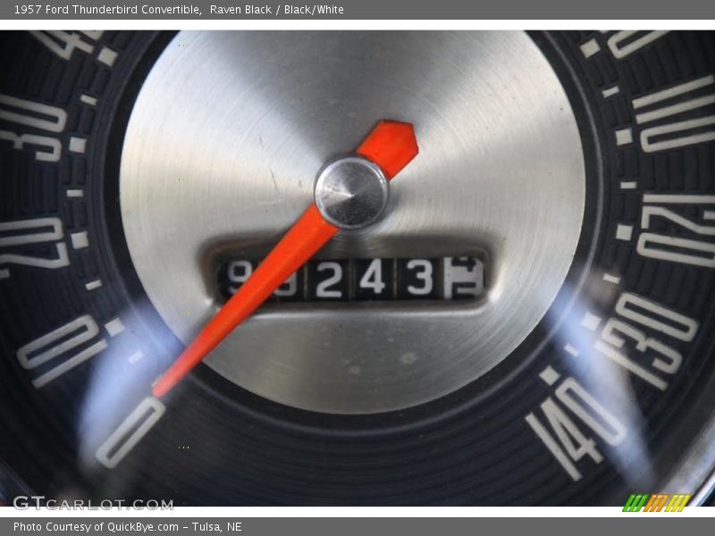 Raven Black / Black/White 1957 Ford Thunderbird Convertible