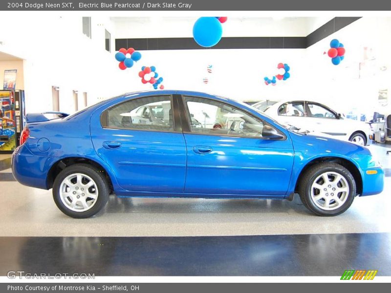 Electric Blue Pearlcoat / Dark Slate Gray 2004 Dodge Neon SXT