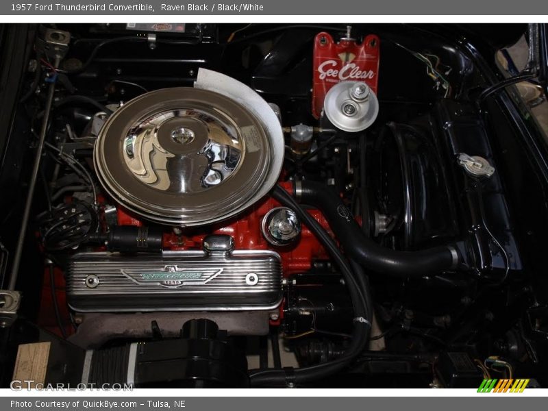 Raven Black / Black/White 1957 Ford Thunderbird Convertible