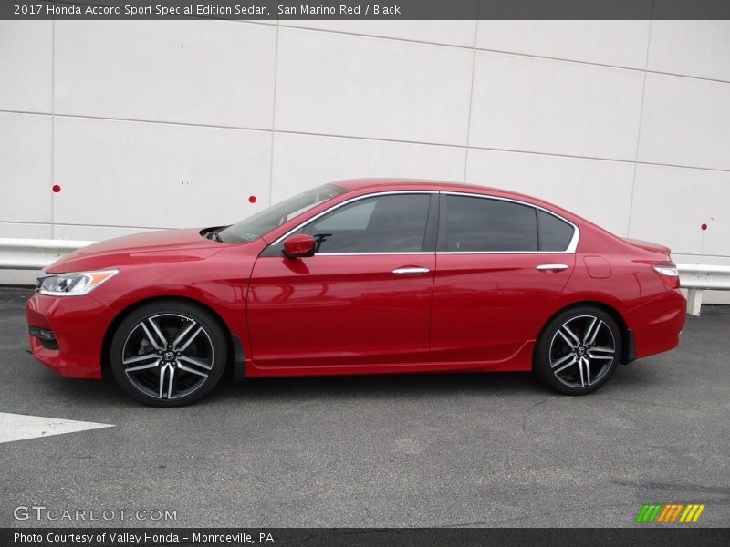San Marino Red / Black 2017 Honda Accord Sport Special Edition Sedan