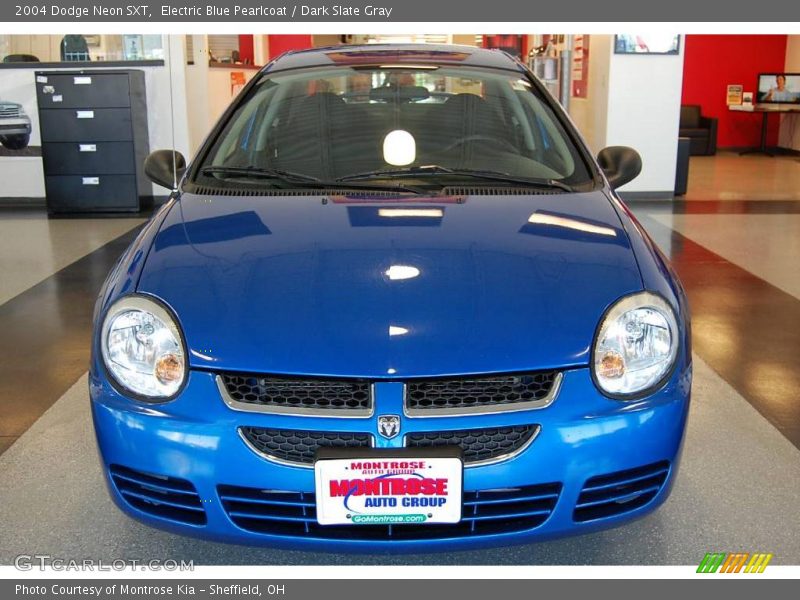Electric Blue Pearlcoat / Dark Slate Gray 2004 Dodge Neon SXT
