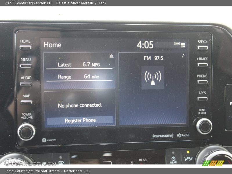 Celestial Silver Metallic / Black 2020 Toyota Highlander XLE