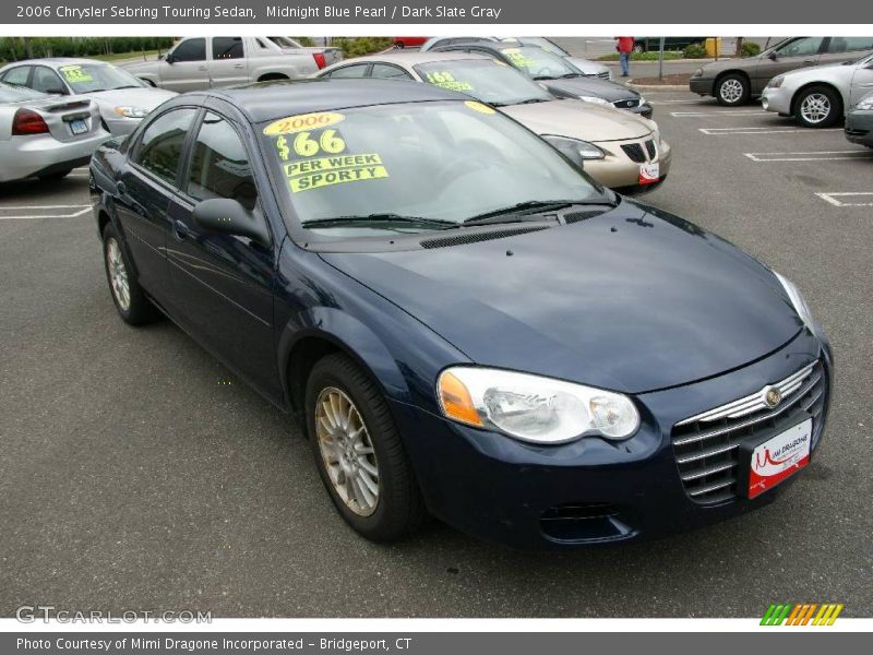 Midnight Blue Pearl / Dark Slate Gray 2006 Chrysler Sebring Touring Sedan