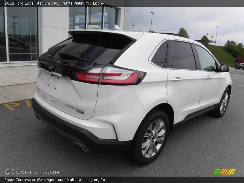 White Platinum / Ebony 2019 Ford Edge Titanium AWD