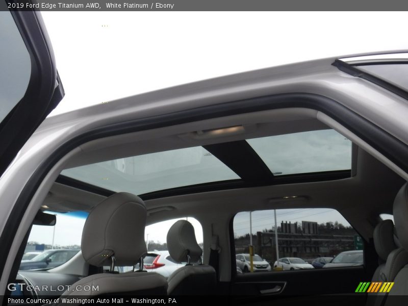 White Platinum / Ebony 2019 Ford Edge Titanium AWD