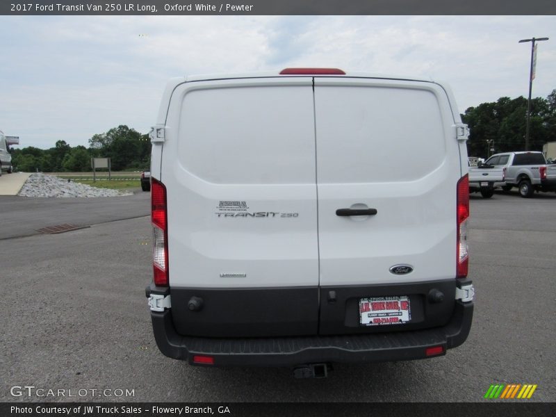 Oxford White / Pewter 2017 Ford Transit Van 250 LR Long