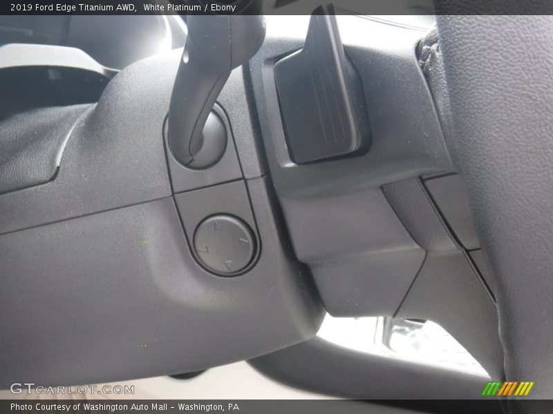 White Platinum / Ebony 2019 Ford Edge Titanium AWD
