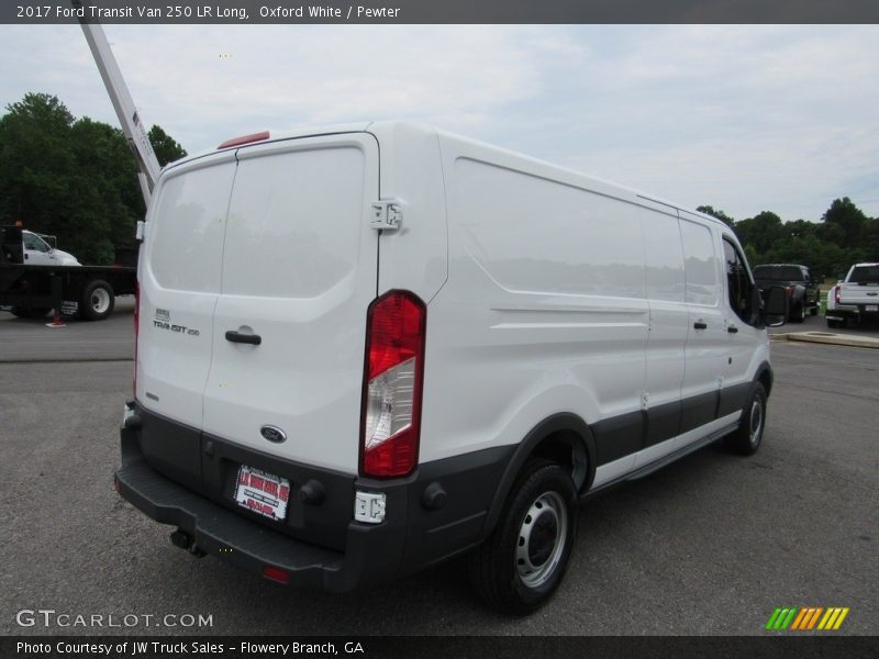 Oxford White / Pewter 2017 Ford Transit Van 250 LR Long