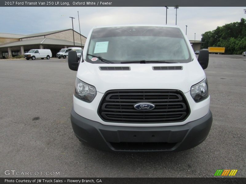 Oxford White / Pewter 2017 Ford Transit Van 250 LR Long