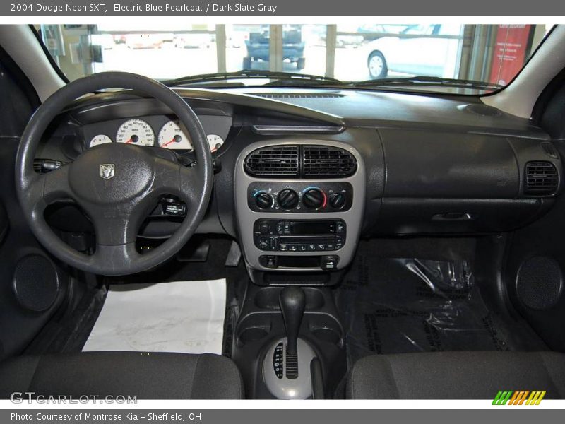 Electric Blue Pearlcoat / Dark Slate Gray 2004 Dodge Neon SXT