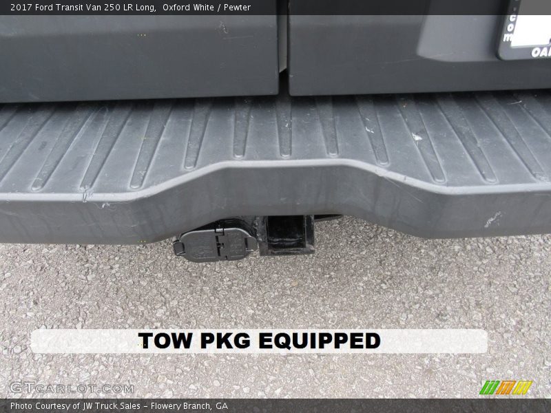 Oxford White / Pewter 2017 Ford Transit Van 250 LR Long