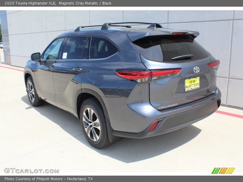 Magnetic Gray Metallic / Black 2020 Toyota Highlander XLE
