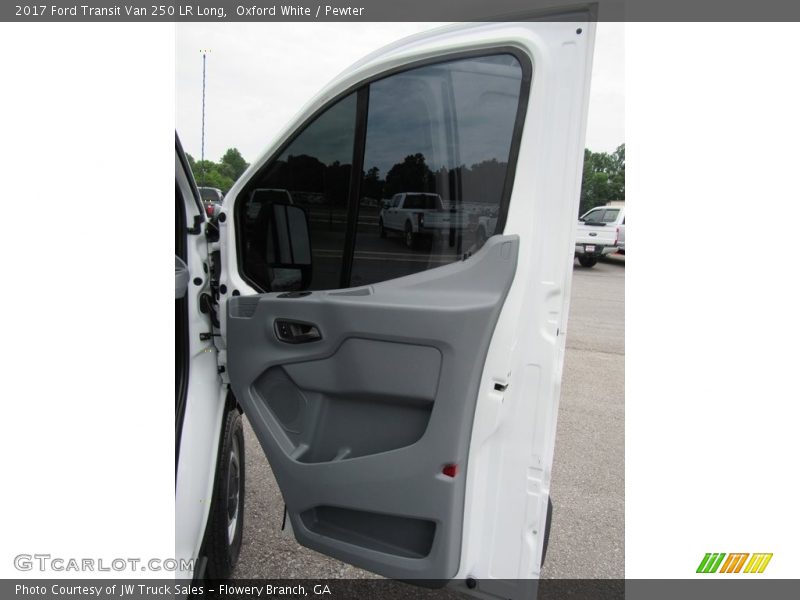 Oxford White / Pewter 2017 Ford Transit Van 250 LR Long