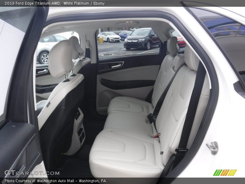 White Platinum / Ebony 2019 Ford Edge Titanium AWD