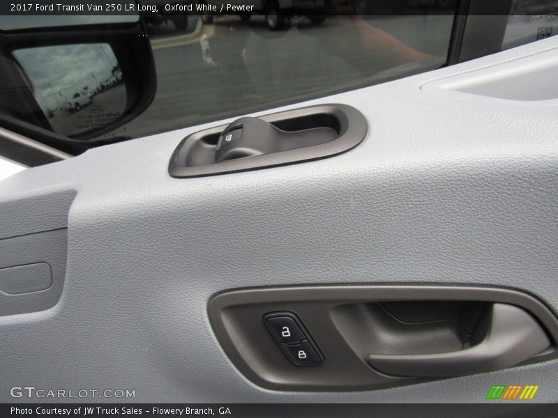 Oxford White / Pewter 2017 Ford Transit Van 250 LR Long