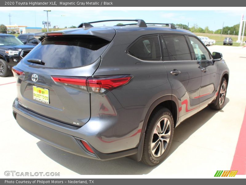 Magnetic Gray Metallic / Black 2020 Toyota Highlander XLE