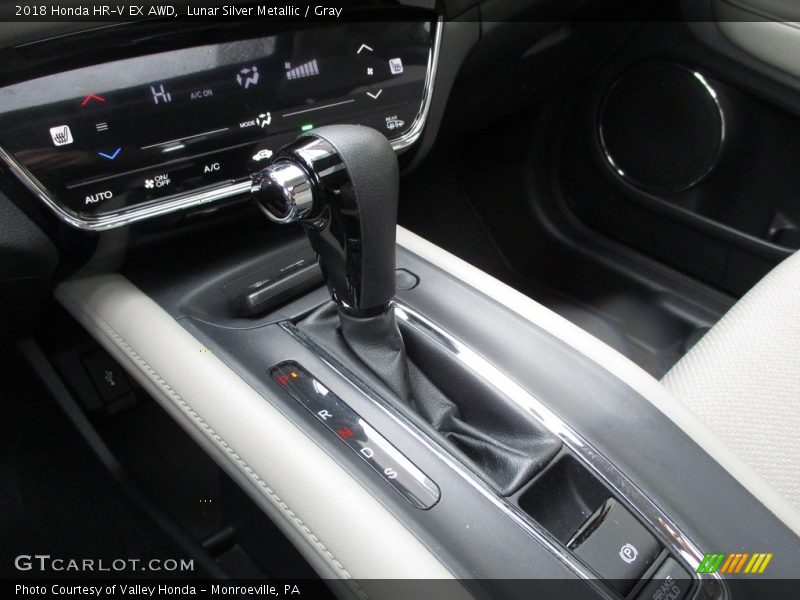 Lunar Silver Metallic / Gray 2018 Honda HR-V EX AWD