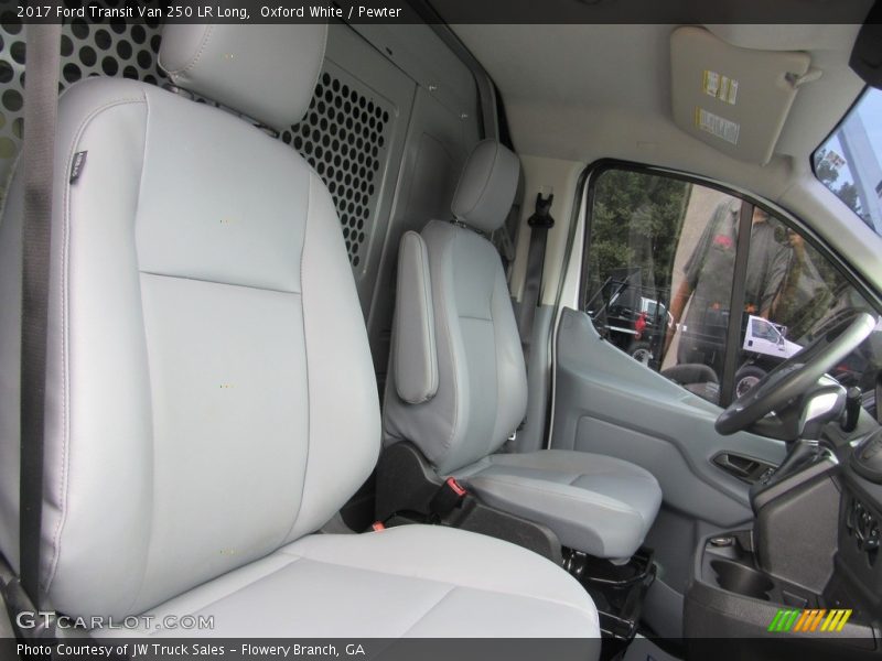 Oxford White / Pewter 2017 Ford Transit Van 250 LR Long