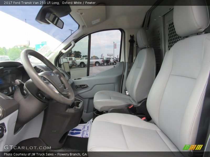 Front Seat of 2017 Transit Van 250 LR Long