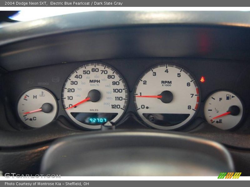 Electric Blue Pearlcoat / Dark Slate Gray 2004 Dodge Neon SXT