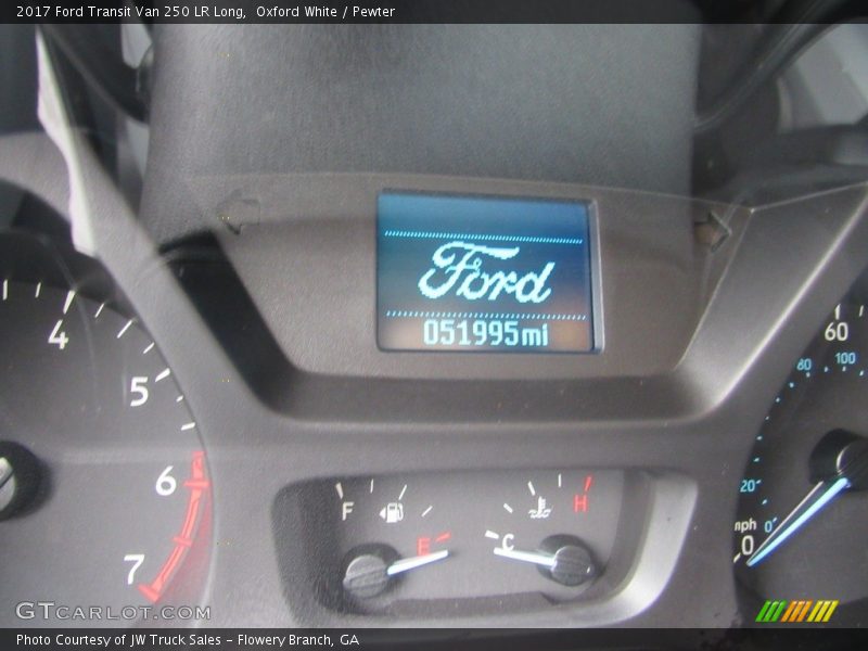 Oxford White / Pewter 2017 Ford Transit Van 250 LR Long