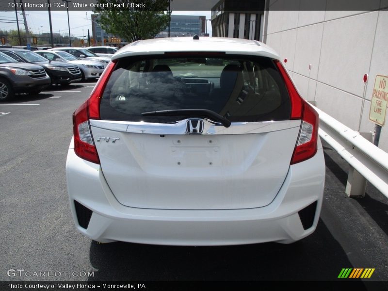 White Orchid Pearl / Black 2017 Honda Fit EX-L