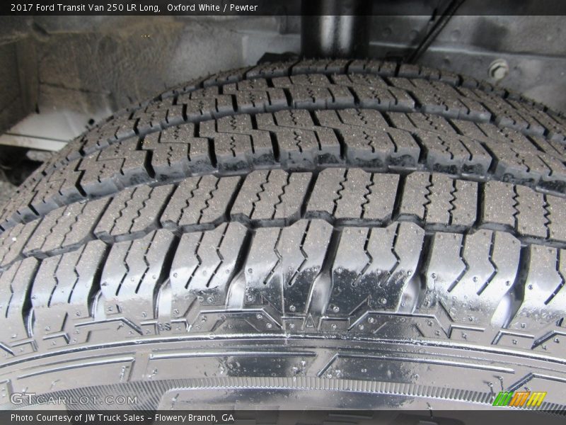 Oxford White / Pewter 2017 Ford Transit Van 250 LR Long