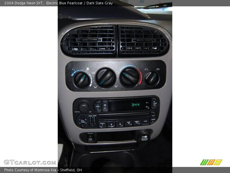 Electric Blue Pearlcoat / Dark Slate Gray 2004 Dodge Neon SXT