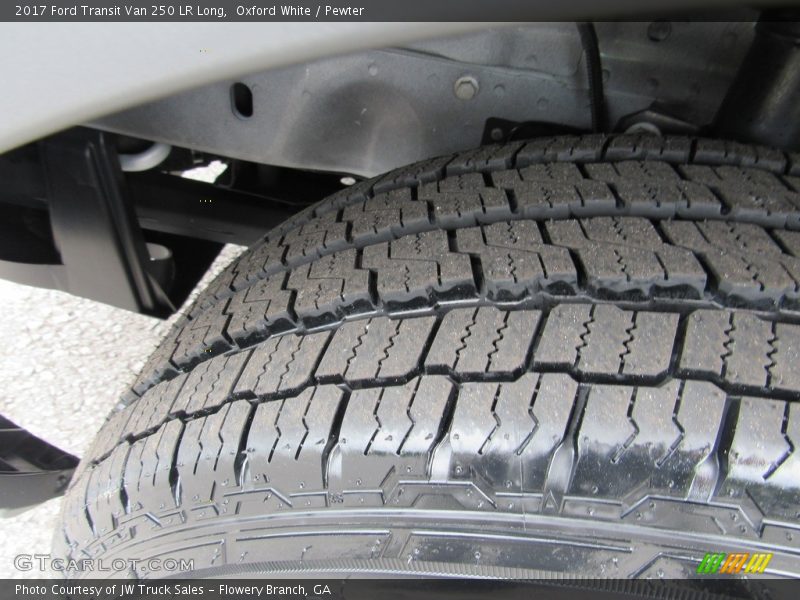 Oxford White / Pewter 2017 Ford Transit Van 250 LR Long