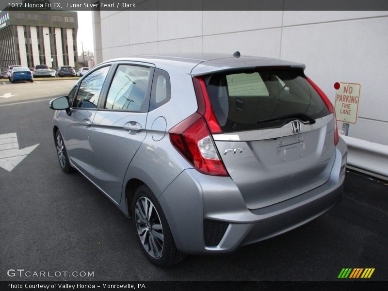 Lunar Silver Pearl / Black 2017 Honda Fit EX