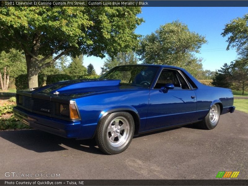 Front 3/4 View of 1981 El Camino Custom Pro Street