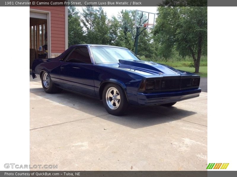 Front 3/4 View of 1981 El Camino Custom Pro Street