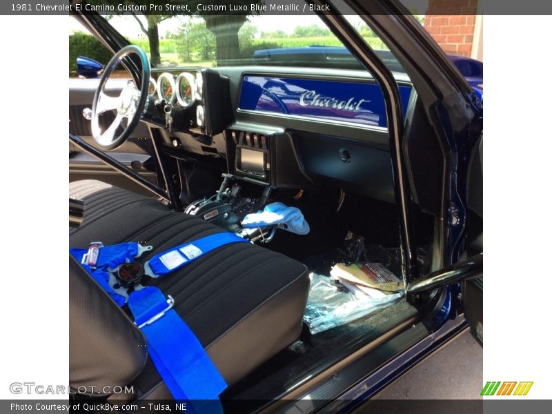 Front Seat of 1981 El Camino Custom Pro Street