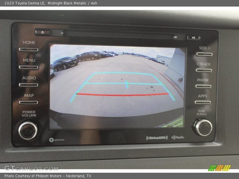 Midnight Black Metallic / Ash 2020 Toyota Sienna LE