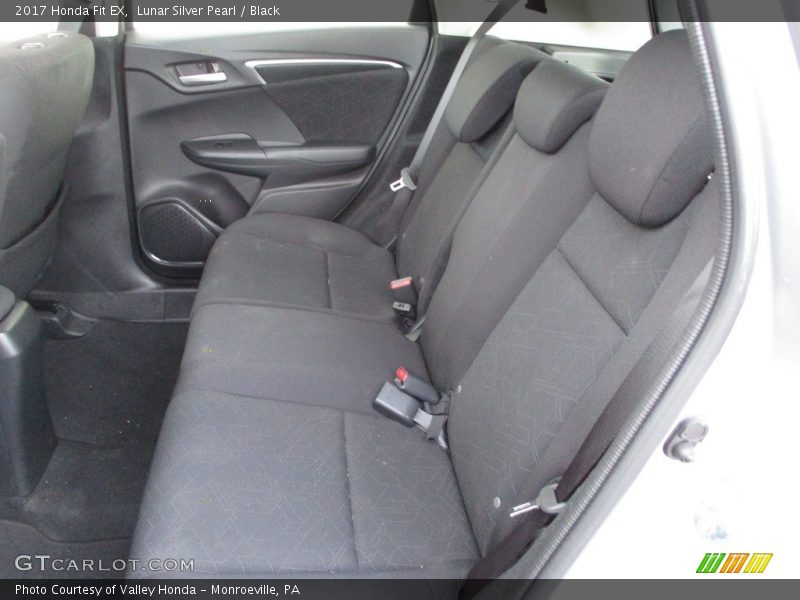 Lunar Silver Pearl / Black 2017 Honda Fit EX